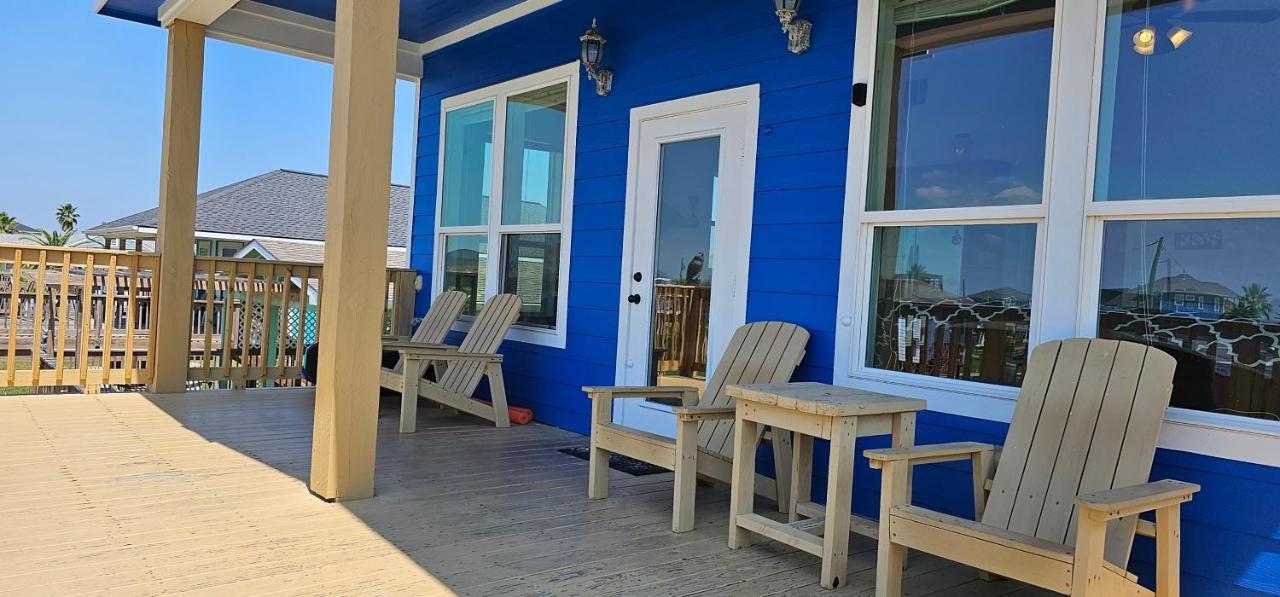 Coastal Serenity Retreat: Private Beach Getaway with Ocean Views Galveston Exterior photo