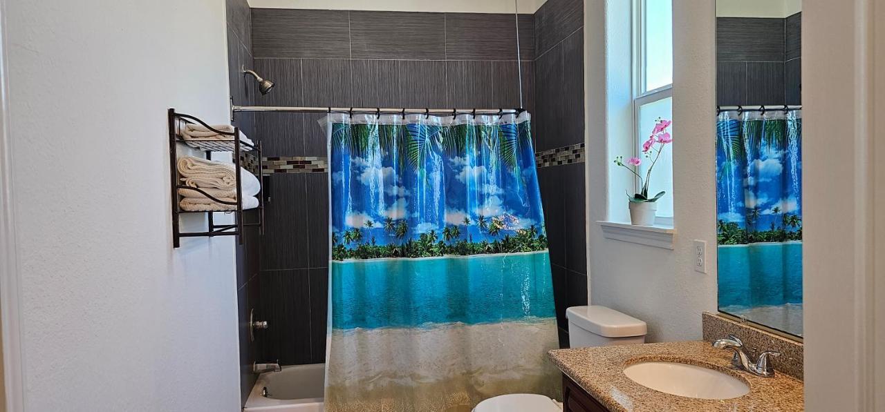 Coastal Serenity Retreat: Private Beach Getaway with Ocean Views Galveston Exterior photo